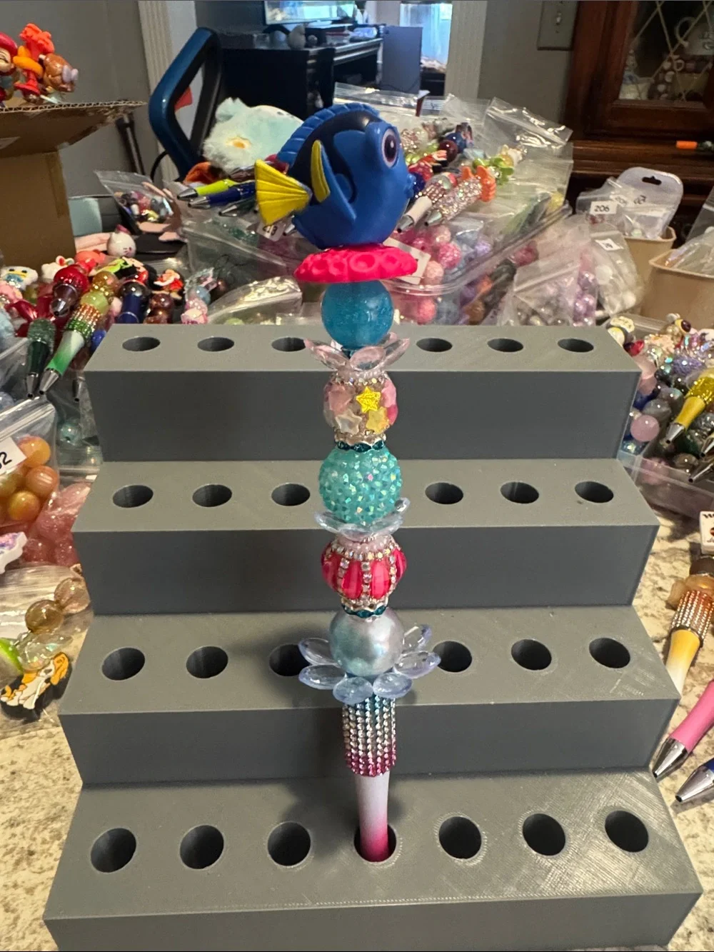 NWOT Disney Doorables Dory Beaded Pen Handmade by Me